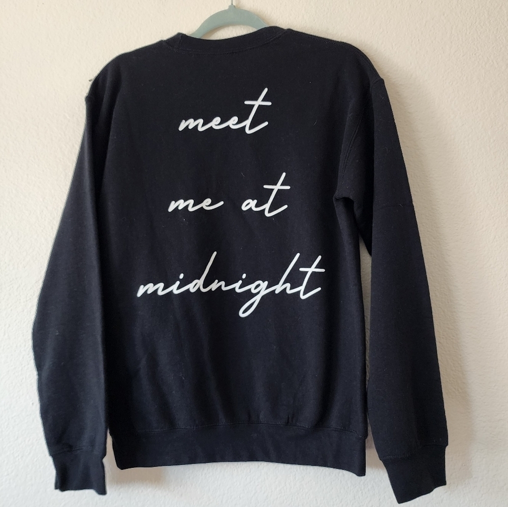 Taylor Swift Crewneck Midnights Inspired Sweatshirt S - Picture 3 of 5